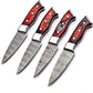 STEAK KNIFE SET 4Pcs Handmade Steak Knives Bbq Knives Birthday Gift Wedding Gift Independence Day Gift