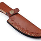 8.5" Handmade Damascus Steel Hunting Knife, Fishing Camping Utility Knife, Groomsmen Gift with personalized handle