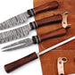 Custom Handmade Chef Knives Set / Kitchen Knives Set / 3Pcs Chef Set / Damascus Blades Chef Knives Set / BBQ Knives Set / Best gift item / Mother Day Gift / Professional Chef For Gift