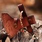 Custom Gift Viking Axe, Hatchet, Hand Forged Carbon Steel Viking Axe With Ash Wood, Viking Bearded Axe, Battle Axe, Best Gift