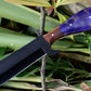 HAND FORGED Full Tang 1095 High Carbon Steel Bull Cutter Knife, Sharp Edge Knife+ Leather sheath, Hunting Knife, Cowboy Knife, Best Gift item, Gift for Husband, Wedding Gift, Birthday Gift, Black Coated Knives, Outdoor Knives, Gift for Loves one