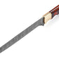 Handmade Damascus Fillet knife Fillet Fishing Knife Kitchen Knife Boning knife Chef knife Fixed blade knife...