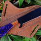 HAND FORGED Full Tang 1095 High Carbon Steel Bull Cutter Knife, Sharp Edge Knife+ Leather sheath, Hunting Knife, Cowboy Knife, Best Gift item, Gift for Husband, Wedding Gift, Birthday Gift, Black Coated Knives, Outdoor Knives, Gift for Loves one