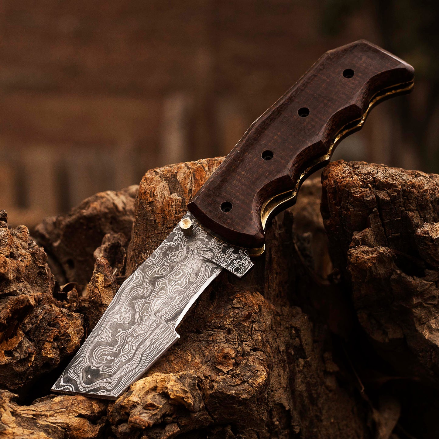 Damascus Steel Folding Knife, Handmade Damascus Pocket Knife, Everyday Carry Knife, Gift For Him, Gift For Her