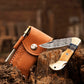 Damascus Steel Folding Knife, Handmade Damascus Pocket Knife, Groomsman Gift, Anniversary Wedding Gift, Birthday Gift, Personalized Gift USA