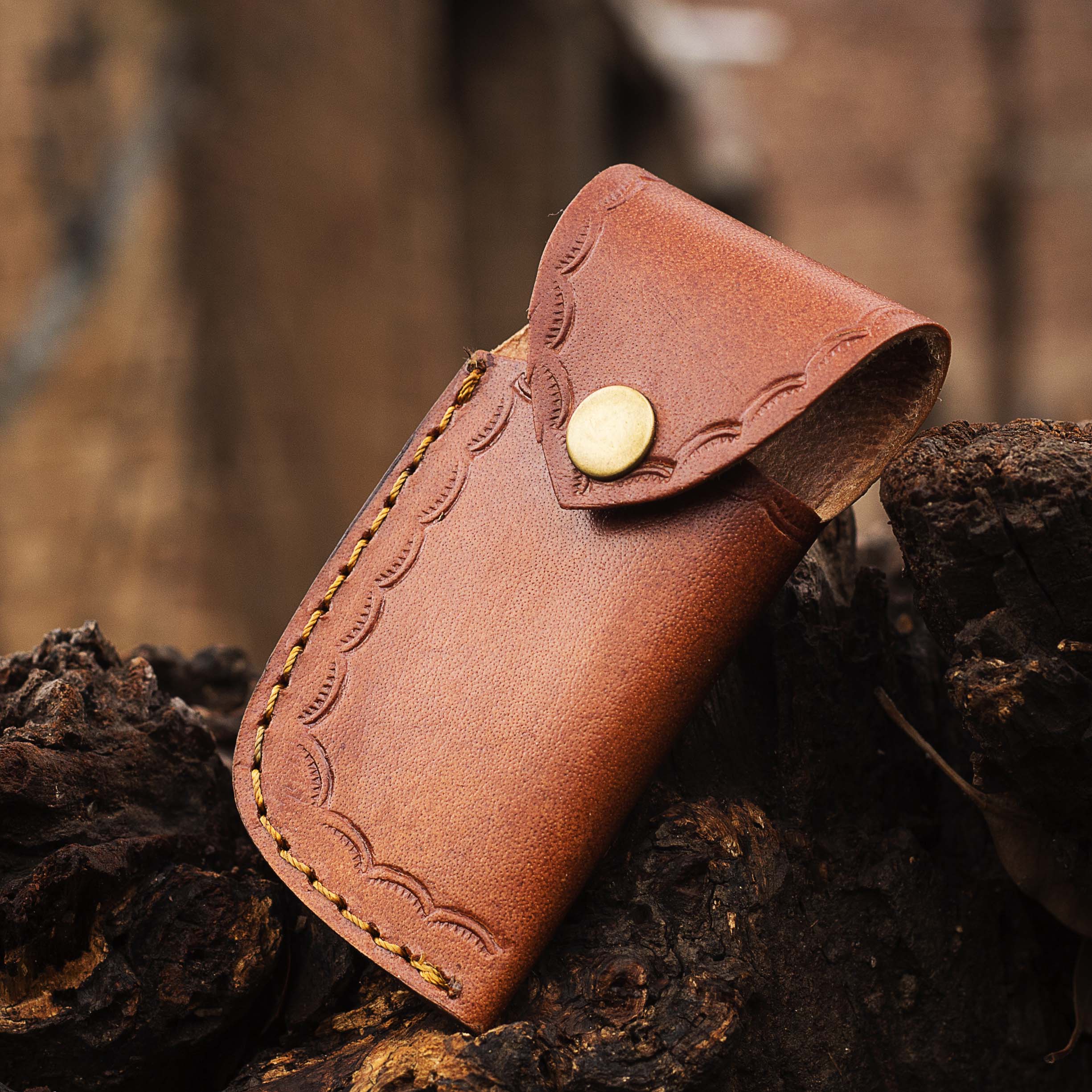 Handmade Damascus Pocket Knife, Texas Flag Folding Knife, Outdoor Survival Knife With Leather Sheath - Groomsmen Gift, Anniversary Gift