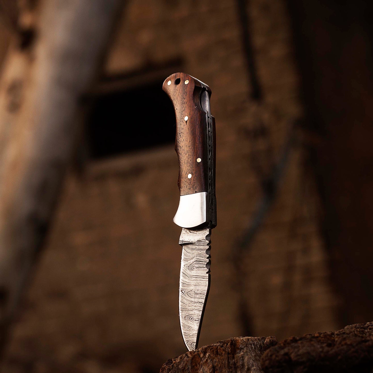 Damascus Pocket knife for Men, Groomsmen Damascus Folding Knife, Every Day Carry Knife , Damascus Knives, Gift For Him, Gift for Men USA