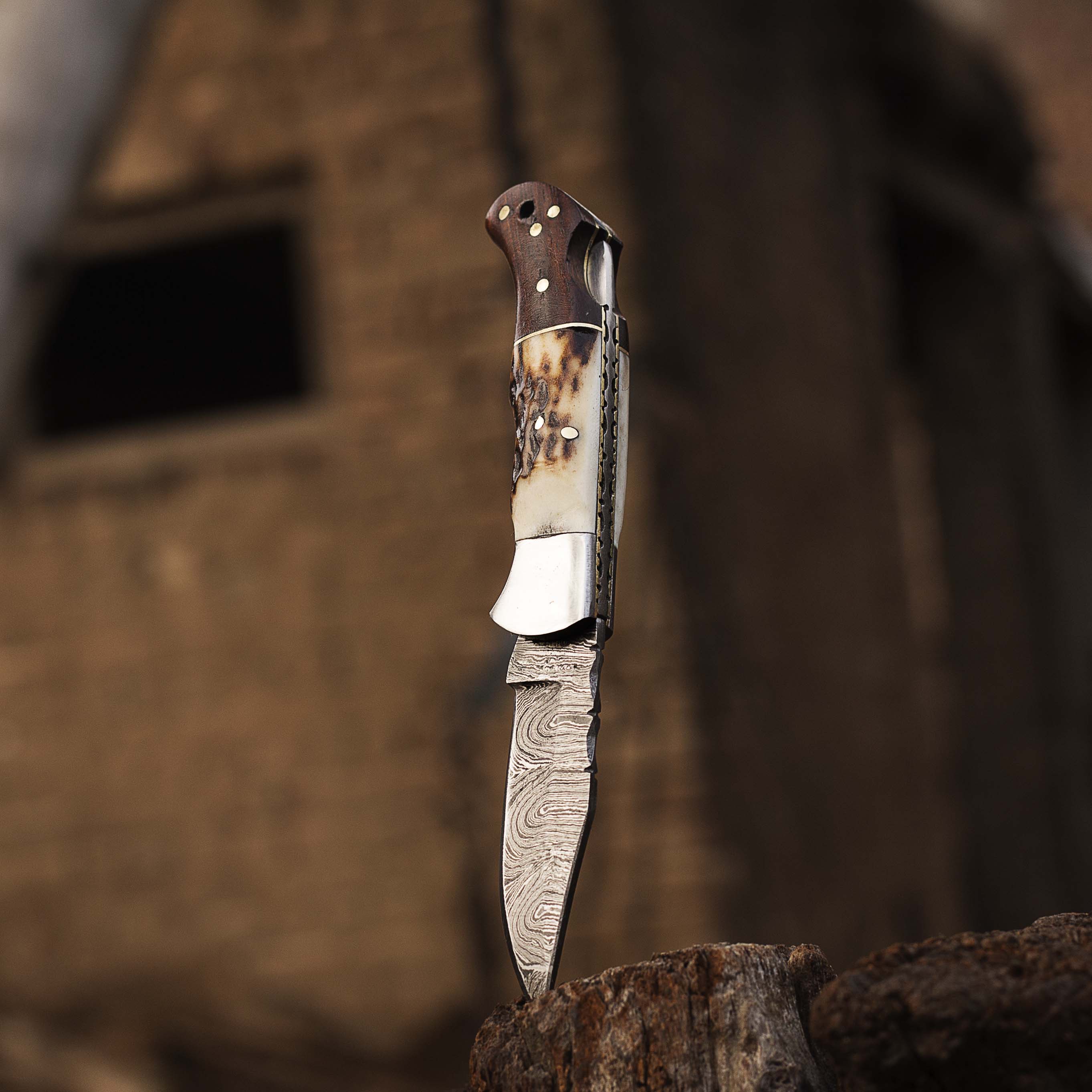 Damascus Pocket knife for Men, Groomsmen Damascus Folding Knife, Every Day Carry Knife , Damascus Knives, Gift For Him, Sexy Knife Gift