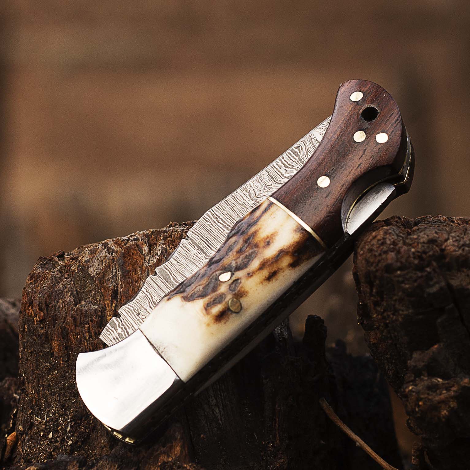 Damascus Pocket knife for Men, Groomsmen Damascus Folding Knife, Every Day Carry Knife , Damascus Knives, Gift For Him, Sexy Knife Gift