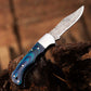 Damascus Pocket knife for Men, Groomsmen Damascus Folding Knife, Every Day Carry Knife , Damascus Knives, Gift For Him, Sexy Knife Gift