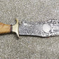 Handmade D2 Steel Mirror High Polish Engrave Hunting Survival Bowie Knife Comes With Leather Sheath