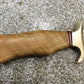 Handmade D2 Steel Mirror High Polish Engrave Hunting Survival Bowie Knife Comes With Leather Sheath