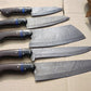 Custom Handmade Chef Knives Set / Kitchen Knives Set / 5Pcs Chef Set / Damascus Blades Chef Knives Set / BBQ Knives Set / Best gift item / Mother Day Gift / Professional Chef For Gift