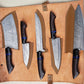 Custom Handmade Chef Knives Set / Kitchen Knives Set / 5Pcs Chef Set / Damascus Blades Chef Knives Set / BBQ Knives Set / Best gift item / Mother Day Gift / Professional Chef For Gift