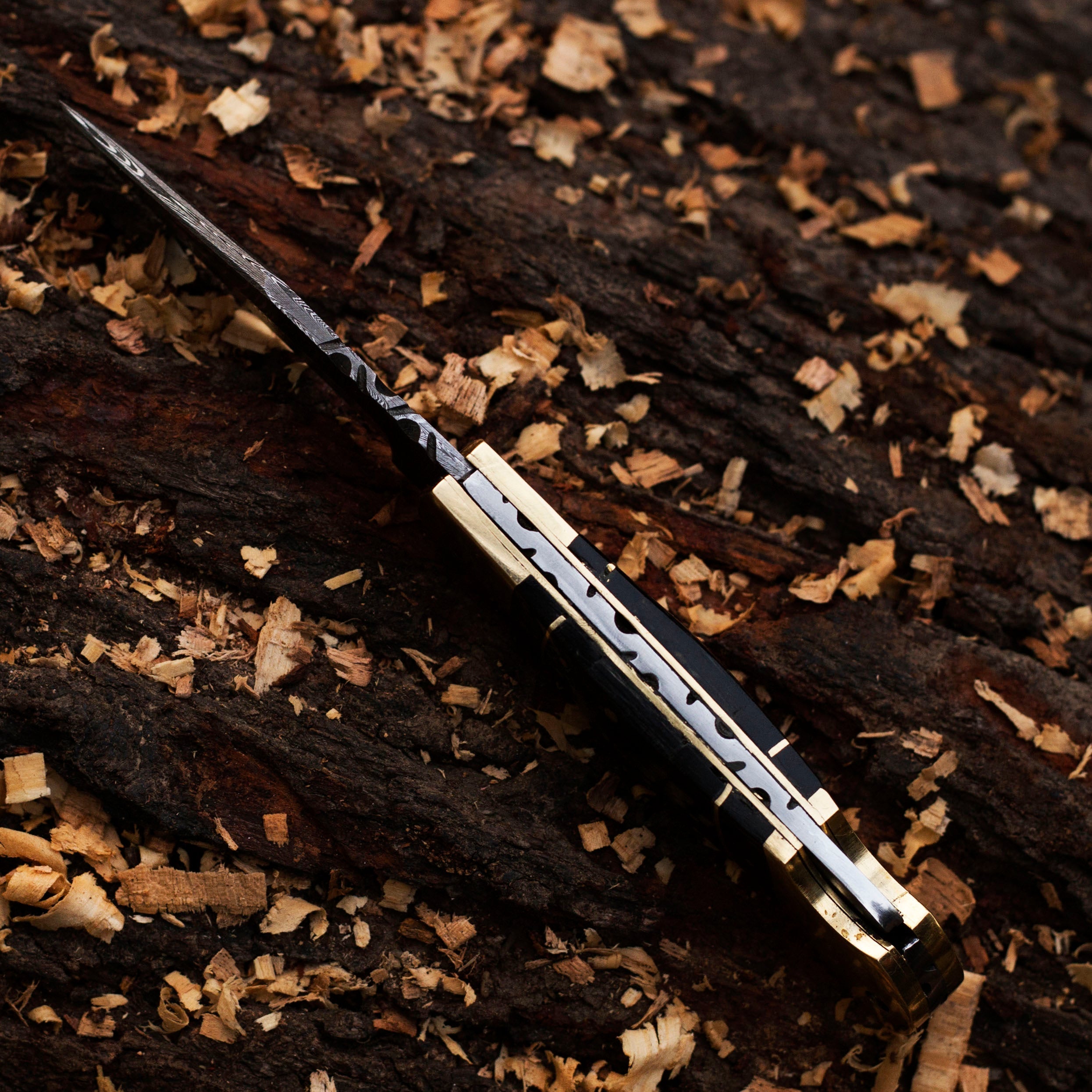 Personalized Handmade Damascus Pocket Folding Knife 6.5", Everyday Carry Damascus Knife, Gift for Groomsmen, Gift For Him, Gift for Men, USA