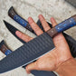 Custom Handmade Chef Knives Set / Kitchen Knives Set / 5Pcs Chef Set / Black Coated Blades Chef Knives Set / BBQ Knives Set / Best gift item / Mother Day Gift / Professional Chef For Gift