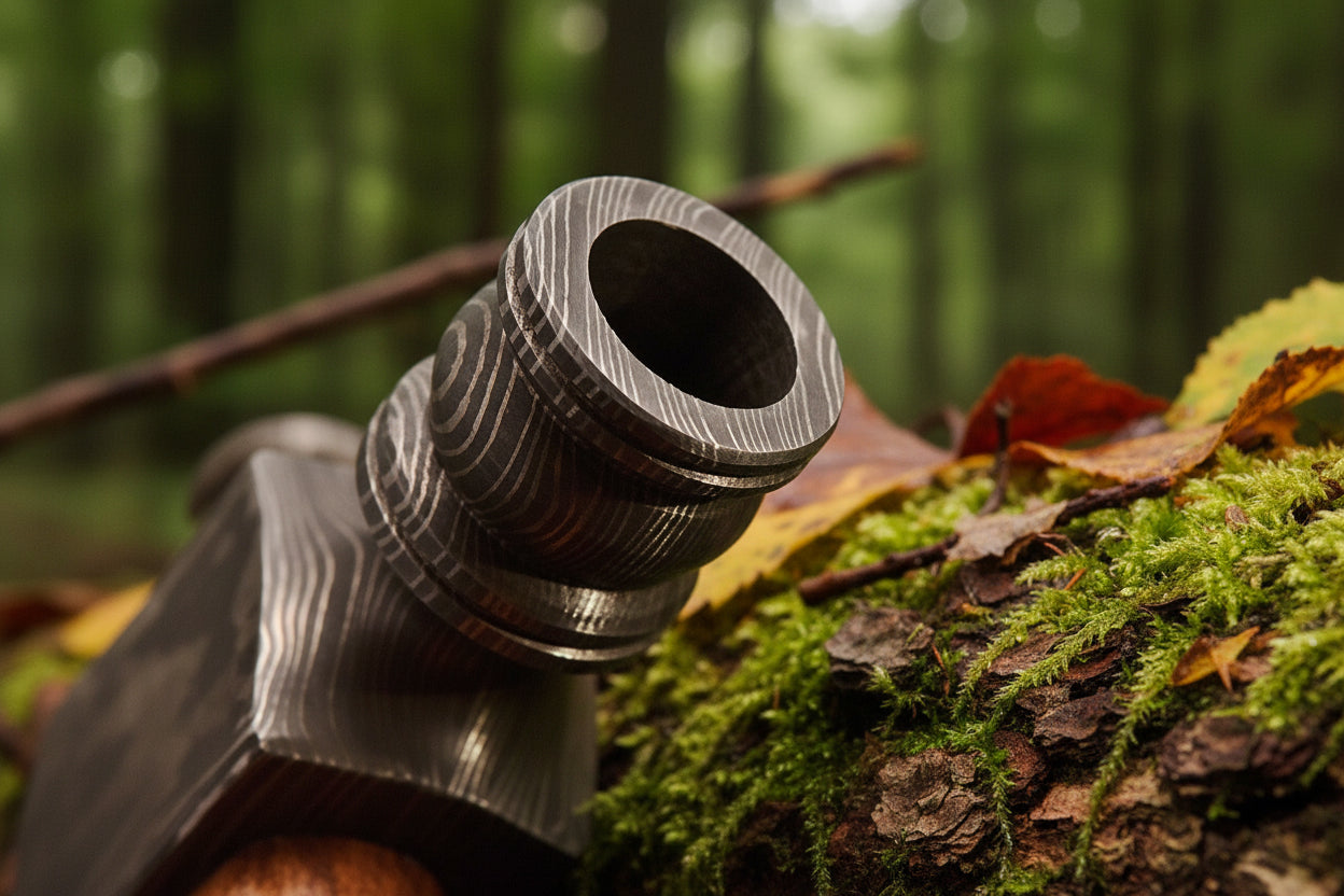 Handmade Damascus Steel Tomahawk / Axe with Rose Wood Handle