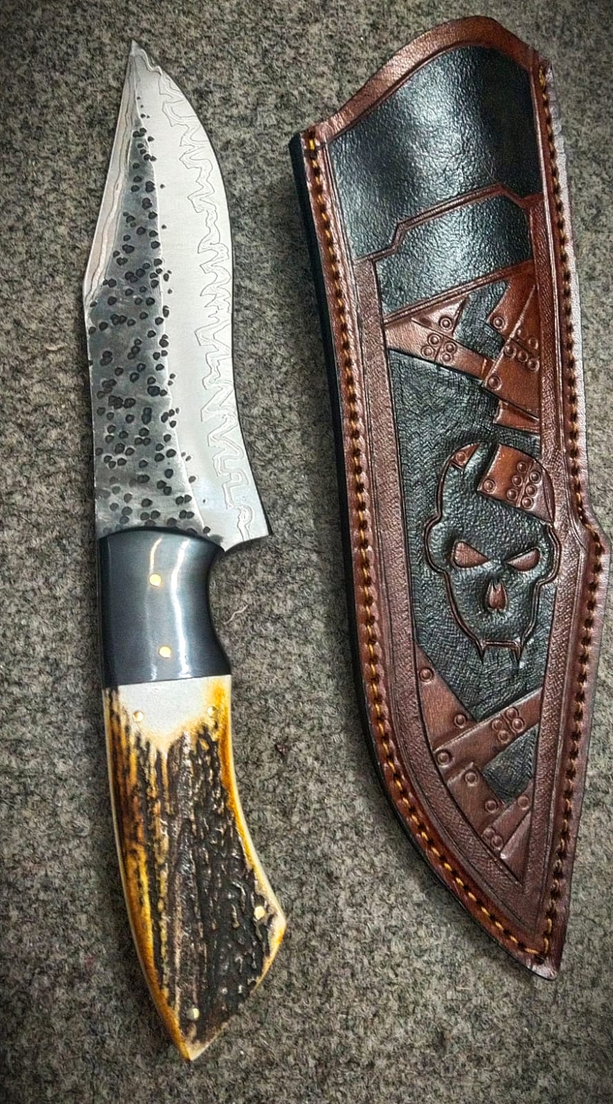Custom Handmade 1095 Steel Forged Sharp Blade Camping / Hunting Survival Bowie Knife Come With Leather Sheath Cover, Father Day Gift, Gift for Husband, Birthday Gift, Gift for him/her / Best Xmas Gift