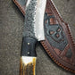 Custom Handmade 1095 Steel Forged Sharp Blade Camping / Hunting Survival Bowie Knife Come With Leather Sheath Cover, Father Day Gift, Gift for Husband, Birthday Gift, Gift for him/her / Best Xmas Gift