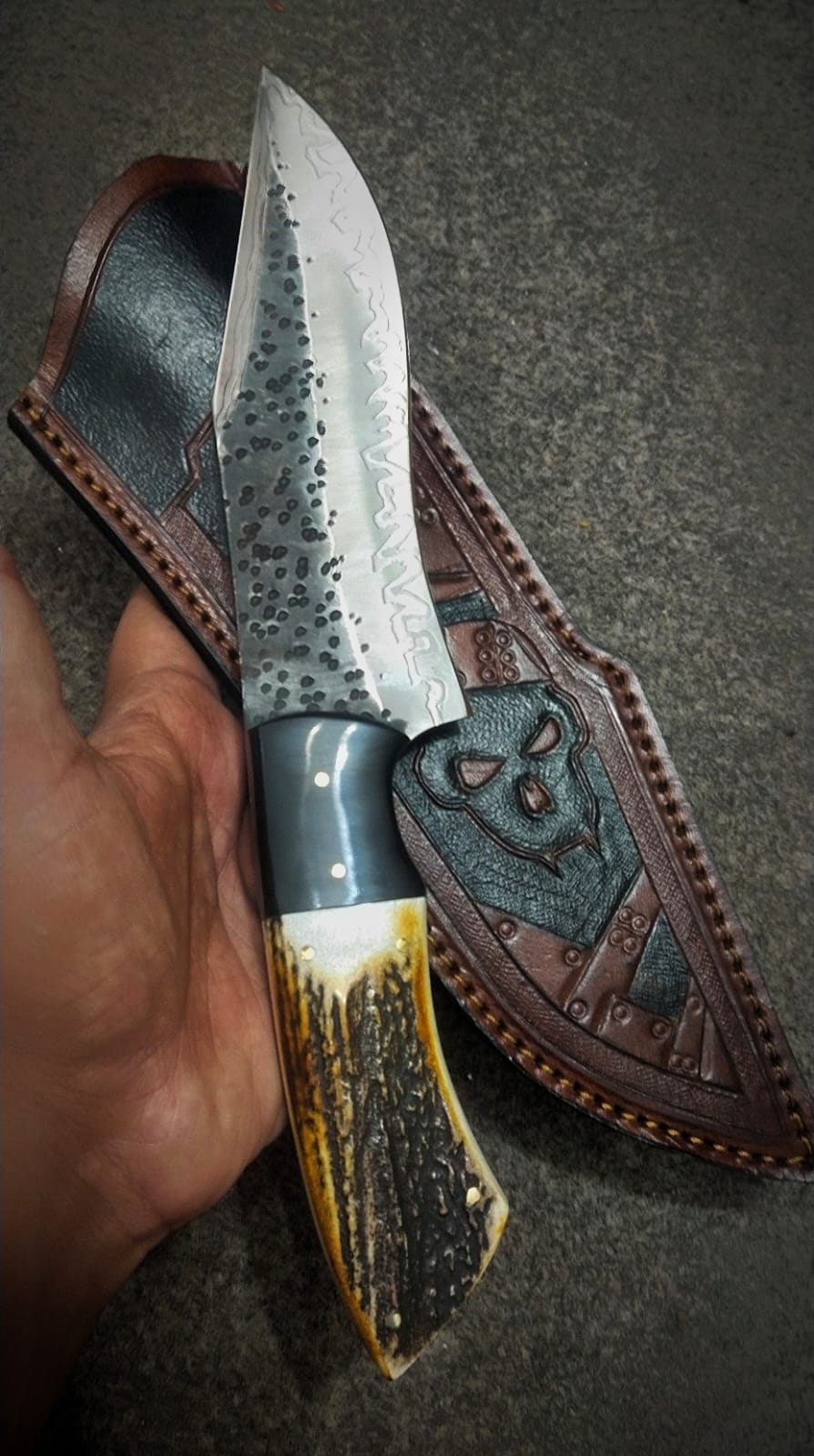 Custom Handmade 1095 Steel Forged Sharp Blade Camping / Hunting Survival Bowie Knife Come With Leather Sheath Cover, Father Day Gift, Gift for Husband, Birthday Gift, Gift for him/her / Best Xmas Gift