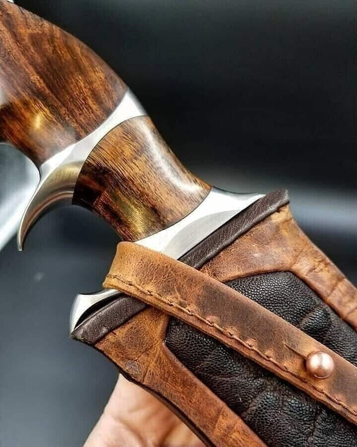 15" Handmade Bowie Knife, Damascus Steel Bowie Knife, Damascus Steel Hunting knife, birthday gift, gift for him, wedding gift, anniversary gift, Thanksgiving gift, Xmas Gift item