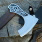 Custom Gift Viking Axe, Hatchet, Hand Forged Carbon Steel Viking Axe With Ash Wood Shaft, Viking Bearded Axe, Battle Axe, Best Gift