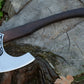 Custom Gift Viking Axe, Hatchet, Hand Forged Carbon Steel Viking Axe With Ash Wood Shaft, Viking Bearded Axe, Battle Axe, Best Gift
