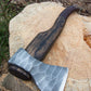 Custom Gift Viking Axe, Hatchet, Hand Forged Carbon Steel Viking Axe With Ash Wood Shaft, Viking Bearded Axe, Battle Axe, Best Gift item, Father Day Gift, Birthday Gift, Wedding Gift item