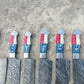 Custom Handmade Chef Knives Set / Kitchen Knives Set / 7Pcs Chef Set / Texas Flag Handle Chef Set / Texas Handle Knives / Damascus Blades Chef Knives Set / BBQ Knives Set / Best gift item / Mother Day Gift / Professional Chef For Gift