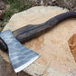 Custom Gift Viking Axe, Hatchet, Hand Forged Carbon Steel Viking Axe With Ash Wood Shaft, Viking Bearded Axe, Battle Axe, Best Gift item, Father Day Gift, Birthday Gift, Wedding Gift item