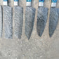 Custom Handmade Chef Knives Set / Kitchen Knives Set / 7Pcs Chef Set / Texas Flag Handle Chef Set / Texas Handle Knives / Damascus Blades Chef Knives Set / BBQ Knives Set / Best gift item / Mother Day Gift / Professional Chef For Gift