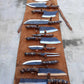 Handmade 1095 High Carbon Steel Forged Blades Complete Full Chef Knives Set of  12 Pieces Chef Set, Kitchen Knives Set & Leather Roll Bag, Mother's Day Gift, Father's Day Gift, Birthday Gift, Wedding Gift, Best Handmade Gift item, Gift for him/her