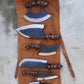 Handmade 1095 High Carbon Steel Forged Blades Complete Full Chef Knives Set of  12 Pieces Chef Set, Kitchen Knives Set & Leather Roll Bag, Mother's Day Gift, Father's Day Gift, Birthday Gift, Wedding Gift, Best Handmade Gift item, Gift for him/her