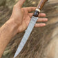 Fillet Knife Fishing Knives 8" Blade , Damascus Steel Custom Handmade knife , Gift for Him,Her