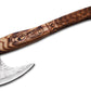 Beautiful custom handmade viking forged axe, Groomsmen gift , Birthday Gift, collectibles axe , Gift for him , Anniversary gift for husband