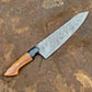 Custom Handmade Damascus Chef Knife, Damascus Kitchen Knife Best Gift item