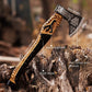 Custom Gift Viking Axe, Hatchet, Hand Forged Carbon Steel Viking Axe With Ash Wood Shaft, Viking Bearded Axe, Battle Axe, Best Gift