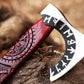 Custom Gift Viking Axe, Hatchet, Hand Forged Carbon Steel Viking Axe With Ash Wood Shaft, Viking Bearded Axe, Battle Axe, Best Gift