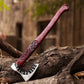 Custom Gift Viking Axe, Hatchet, Hand Forged Carbon Steel Viking Axe With Ash Wood Shaft, Viking Bearded Axe, Battle Axe, Best Gift