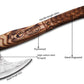 Beautiful custom handmade viking forged axe, Groomsmen gift , Birthday Gift, collectibles axe , Gift for him , Anniversary gift for husband