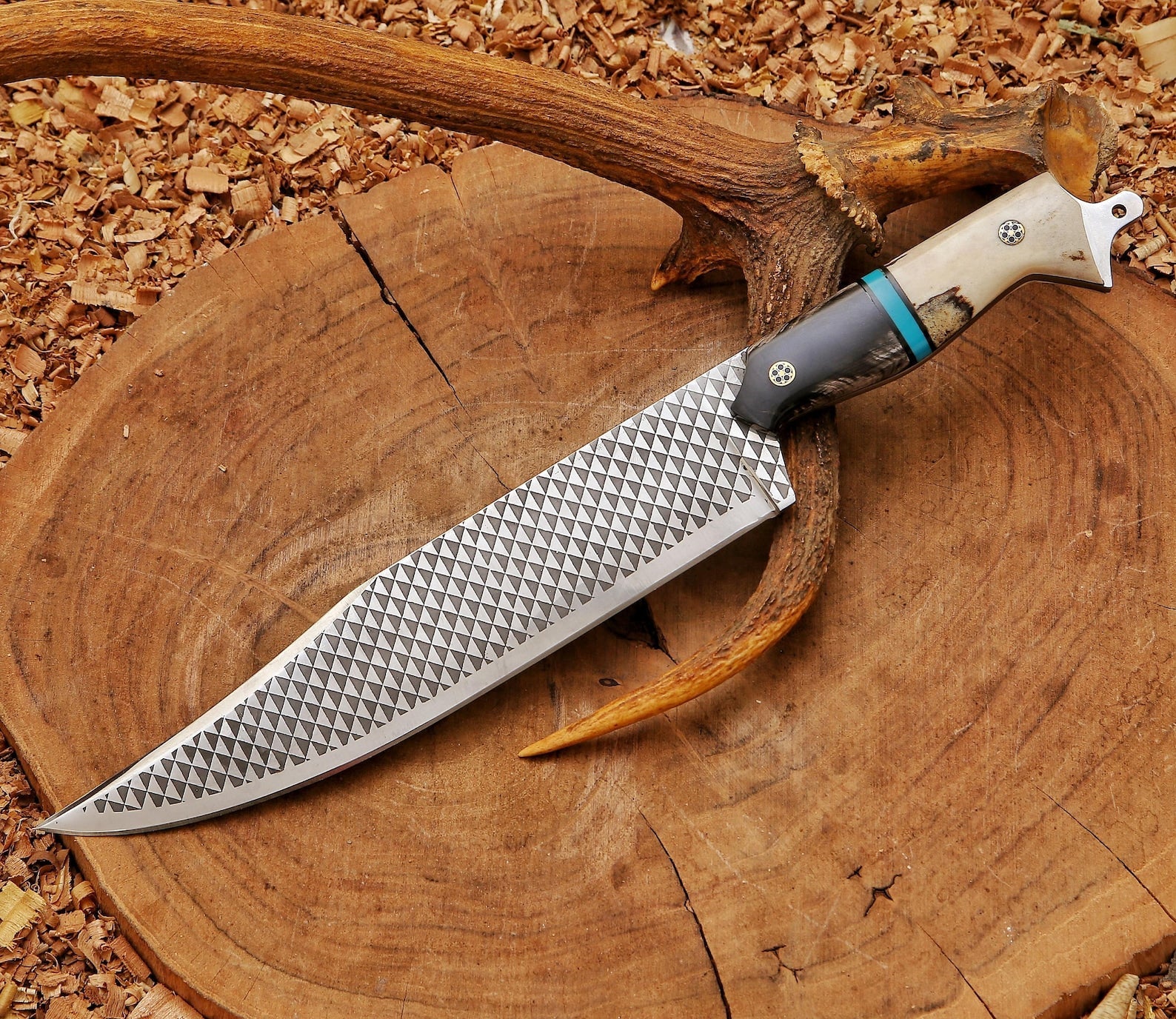 Custom Handmade D2 Steel Sharp Blade Camping /Hunting Survival Bowie Knife Come With Leather Sheath Cover, Father Day Gift, Gift for Husband, Birthday Gift, Gift for him/her