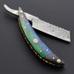 Throat Cutter || Straight Razor || Damascus Steel || Custom Handmade || Gift for Him