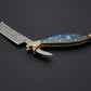 Damascus steel custom handmade straight Razor/Shaving Razor, Best Gift item