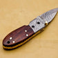 Damascus neck knife, handmade pocket knife With free Sheath, Birthday Gift, Groomsmen Gift Anniversary, Wedding, Father's day Gift , Christmas Gift