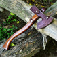 Custom Handmade Damascus Steel Tomahawk Axe with Rose Wood Handle - 21 Inches by The Edge Blades