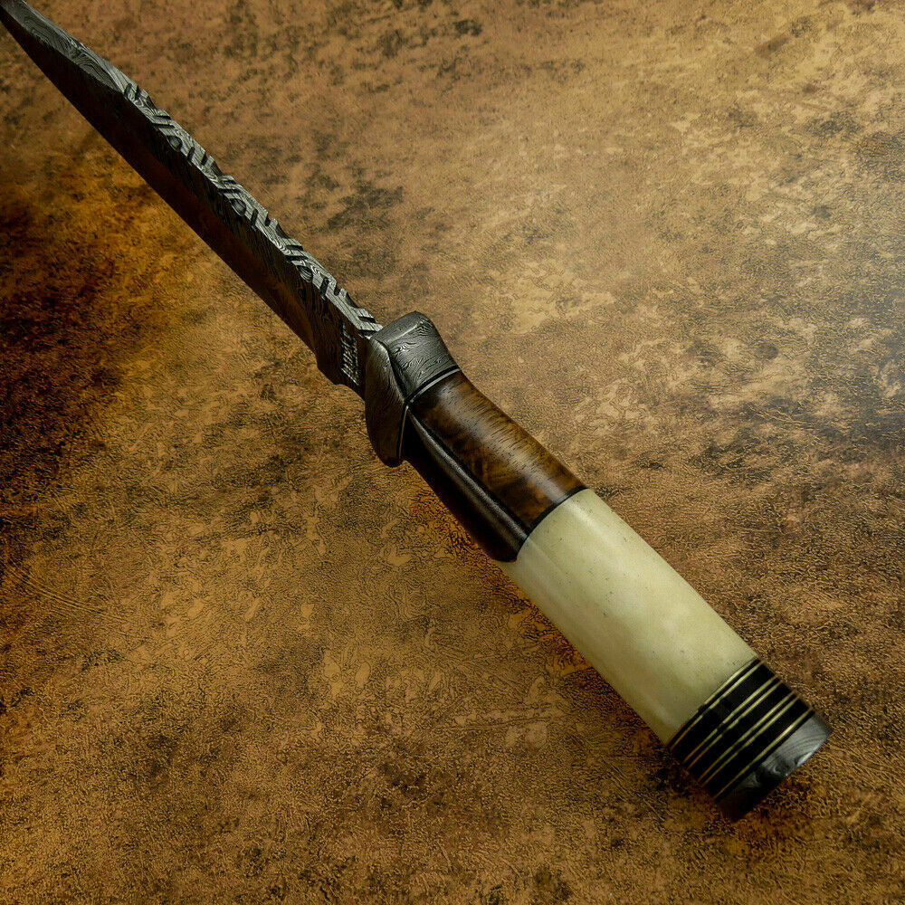 17" Handmade Bowie Knife, Damascus Steel Bowie Knife, Damascus Steel Hunting knife, birthday gift, gift for him, wedding gift, anniversary gift, Thanksgiving gift, valentine Gift