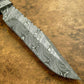 15" Handmade Bowie Knife, Damascus Steel Bowie Knife, Damascus Steel Hunting knife, birthday gift, gift for him, wedding gift, anniversary gift, Thanksgiving gift, valentine Gift