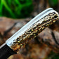 Damascus Steel Hunting Knife, Damascus Fixed Blade Knife, Damascus Stag Knife, Handmade Knives, Viking Knife, Christmas Gift, Father Day Gift, Wedding Gift, Easter Gift, Gift For Him